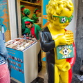 This Manneken-Pis is barracking for Brazil in the FIFA World Cup